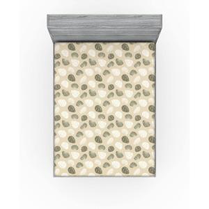 Ambesonne Floral Fitted Sheet, Roses for Valentine Love Team Holiday Celebration Botanical Artwork on Hue Back, Decorative Soft Fabric Bedding All-Round Elastic Pocket, Queen Size, Dimgray Blush(Army Green Pale Khaki)