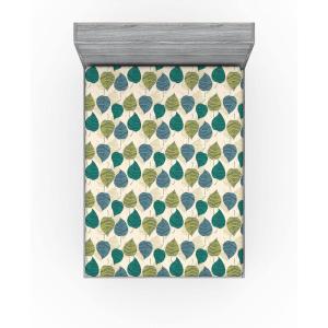 Ambesonne Floral Fitted Sheet, Roses for Valentine Love Team Holiday Celebration Botanical Artwork on Hue Back, Decorative Soft Fabric Bedding All-Round Elastic Pocket, Queen Size, Dimgray Blush(Jade Green Pale Khaki)