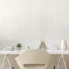 Ambesonne Abstract Peel & Stick Wallpaper for Home, Modern Polka Dots Soft Toned Minimal Muted Neutral Nude Colors Pattern, Self-Adhesive Living Room Kitchen Accent, 13″ x 100″, Pale Eggshell White