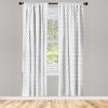 Ambesonne Arrow Curtains, Hand Drawn Repetitive Sticks Pattern Vintage Tribal Illustration Art Print, Window Treatments 2 Panel Set for Living Room Bedroom, Pair of – 28″ x 63″, Charcoal Grey