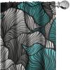 Turquoise Charcoal Grey
