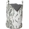 Ambesonne Eucalyptus Laundry Bag, Vertically Arranged Leaves on Branches Botanical Flowers and Plantation, Hamper Basket with Handles Drawstring Closure for Laundromats, 13″ x 19″, Sage Green and Dust