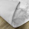 Ambesonne Marble Print Place Mats Set of 4, Nature Granite Pattern Cloudy Spotted Trace Effects Stone Image, Washable Fabric Placemats for Dining Table, Standard Size, Grey Dust