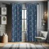 Ambesonne Botany Curtains, Exotic Forest Flower Mushroom Leaf Pine Nuts Oak Bluebell Berry, Window Treatments 2 Panel Set for Living Room Bedroom, Pair of – 28″ x 63″, Jade Green Night Blue(Jade Green Night Blue)