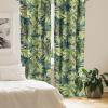 Ambesonne Flower Print Curtains, Blurry Effect Spring Blossoms Floral Branches Vintage Romance, Window Treatments 2 Panel Set for Living Room Bedroom, Pair of – 28″ x 95″, Rose Pink and Fern Green(Emerald Apple Green)