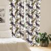 Ambesonne Flower Print Curtains, Blurry Effect Spring Blossoms Floral Branches Vintage Romance, Window Treatments 2 Panel Set for Living Room Bedroom, Pair of – 28″ x 95″, Rose Pink and Fern Green(Cocoa Camel and Violet)