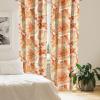 Ambesonne Flower Print Curtains, Blurry Effect Spring Blossoms Floral Branches Vintage Romance, Window Treatments 2 Panel Set for Living Room Bedroom, Pair of – 28″ x 95″, Rose Pink and Fern Green(Cream Apricot White)