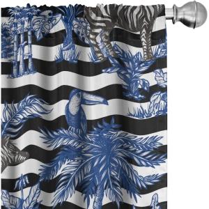 Ambesonne Flower Print Curtains, Blurry Effect Spring Blossoms Floral Branches Vintage Romance, Window Treatments 2 Panel Set for Living Room Bedroom, Pair of – 28″ x 95″, Rose Pink and Fern Green(Grey Black Violet Blue)