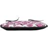 Ambesonne Pearls Chair Seating Cushion Set of 6, Bow Ties with Hearts Feminine Valentines Day Romantic Theme with Dotted Background, Anti-Slip Seat Padding for Kitchen & Patio, 16″x16″, Pink Black(Pink Black White)