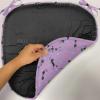 Ambesonne Pearls Chair Seating Cushion Set of 6, Bow Ties with Hearts Feminine Valentines Day Romantic Theme with Dotted Background, Anti-Slip Seat Padding for Kitchen & Patio, 16″x16″, Pink Black(Lavender Pink Black)