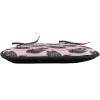Ambesonne Pearls Chair Seating Cushion Set of 6, Bow Ties with Hearts Feminine Valentines Day Romantic Theme with Dotted Background, Anti-Slip Seat Padding for Kitchen & Patio, 16″x16″, Pink Black(Pale Pink Black)