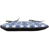 Ambesonne Pearls Chair Seating Cushion Set of 6, Bow Ties with Hearts Feminine Valentines Day Romantic Theme with Dotted Background, Anti-Slip Seat Padding for Kitchen & Patio, 16″x16″, Pink Black(Violet Blue Pale Blue)