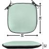 Ambesonne Pearls Chair Seating Cushion Set of 6, Bow Ties with Hearts Feminine Valentines Day Romantic Theme with Dotted Background, Anti-Slip Seat Padding for Kitchen & Patio, 16″x16″, Pink Black(Mint Green White)