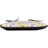 Ambesonne Pearls Chair Seating Cushion Set of 6, Bow Ties with Hearts Feminine Valentines Day Romantic Theme with Dotted Background, Anti-Slip Seat Padding for Kitchen & Patio, 16″x16″, Pink Black(Yellow Purple White)