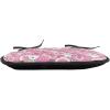 Ambesonne Pearls Chair Seating Cushion Set of 6, Bow Ties with Hearts Feminine Valentines Day Romantic Theme with Dotted Background, Anti-Slip Seat Padding for Kitchen & Patio, 16″x16″, Pink Black(Pink Peach White)