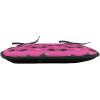 Ambesonne Pearls Chair Seating Cushion Set of 6, Bow Ties with Hearts Feminine Valentines Day Romantic Theme with Dotted Background, Anti-Slip Seat Padding for Kitchen & Patio, 16″x16″, Pink Black(Pink Black)