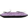 Ambesonne Pearls Chair Seating Cushion Set of 6, Bow Ties with Hearts Feminine Valentines Day Romantic Theme with Dotted Background, Anti-Slip Seat Padding for Kitchen & Patio, 16″x16″, Pink Black(Lavender Pink Black)