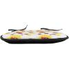 Ambesonne Pearls Chair Seating Cushion Set of 6, Bow Ties with Hearts Feminine Valentines Day Romantic Theme with Dotted Background, Anti-Slip Seat Padding for Kitchen & Patio, 16″x16″, Pink Black(Red Black Yellow)