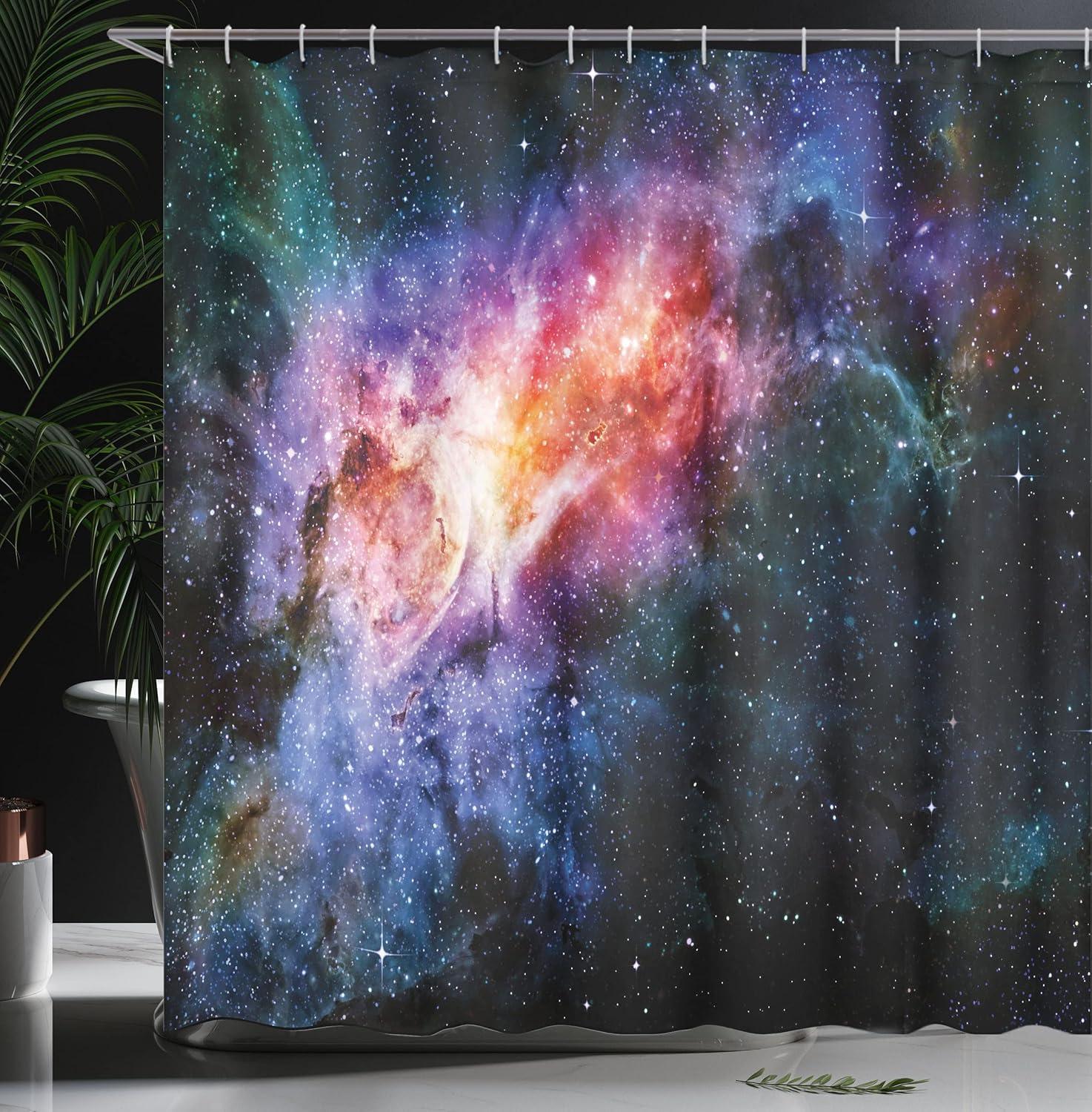 imageAmbesonne Feminine Shower Curtain Design in The Palace of The Cartoon Bathtub Cabinet Mirror Washroom Cloth Fabric Bathroom Decor Set with Hooks 69 W x 75 L Beige PinkMulti 28