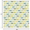 Ambesonne Animal Shower Curtain, Crocodile Characters in Cartoon Style Funny Faces Animal Alligators, Cloth Fabric Bathroom Decor Set with Hooks, 69″ W x 75″ L, Yellow Green Teal