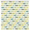 Ambesonne Animal Shower Curtain, Crocodile Characters in Cartoon Style Funny Faces Animal Alligators, Cloth Fabric Bathroom Decor Set with Hooks, 69″ W x 75″ L, Yellow Green Teal
