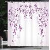 Ambesonne Feminine Shower Curtain, Design in The Palace of The Cartoon Bathtub Cabinet Mirror Washroom, Cloth Fabric Bathroom Decor Set with Hooks, 69″ W x 75″ L, Beige Pink(Violet)