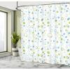 Ambesonne Feminine Shower Curtain, Design in The Palace of The Cartoon Bathtub Cabinet Mirror Washroom, Cloth Fabric Bathroom Decor Set with Hooks, 69″ W x 75″ L, Beige Pink(Pale Green Pale Blue)