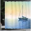 Ambesonne Feminine Shower Curtain, Design in The Palace of The Cartoon Bathtub Cabinet Mirror Washroom, Cloth Fabric Bathroom Decor Set with Hooks, 69″ W x 75″ L, Beige Pink(Pale Yellow Violet Blue)