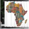 Ambesonne Feminine Shower Curtain, Design in The Palace of The Cartoon Bathtub Cabinet Mirror Washroom, Cloth Fabric Bathroom Decor Set with Hooks, 69″ W x 75″ L, Beige Pink(Earth Yellow)