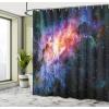 Ambesonne Feminine Shower Curtain, Design in The Palace of The Cartoon Bathtub Cabinet Mirror Washroom, Cloth Fabric Bathroom Decor Set with Hooks, 69″ W x 75″ L, Beige Pink(Multi 28)
