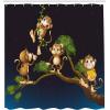 Ambesonne Feminine Shower Curtain, Design in The Palace of The Cartoon Bathtub Cabinet Mirror Washroom, Cloth Fabric Bathroom Decor Set with Hooks, 69″ W x 75″ L, Beige Pink(Blue Caramel)