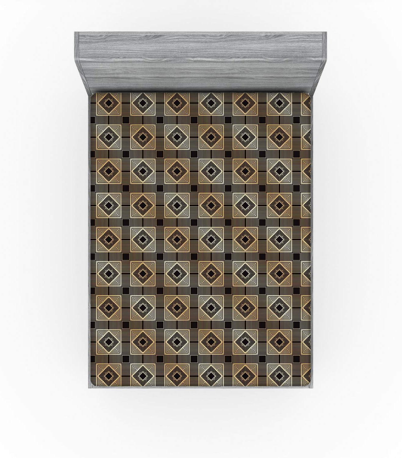 imageAmbesonne Cars Fitted Sheet Vibrant Drawing Cars Driving on The Roads Traffic Urban Themed Design Bed Cover with AllRound Elastic Deep Pocket for Comfort Full Size Grey GreenDark Brown