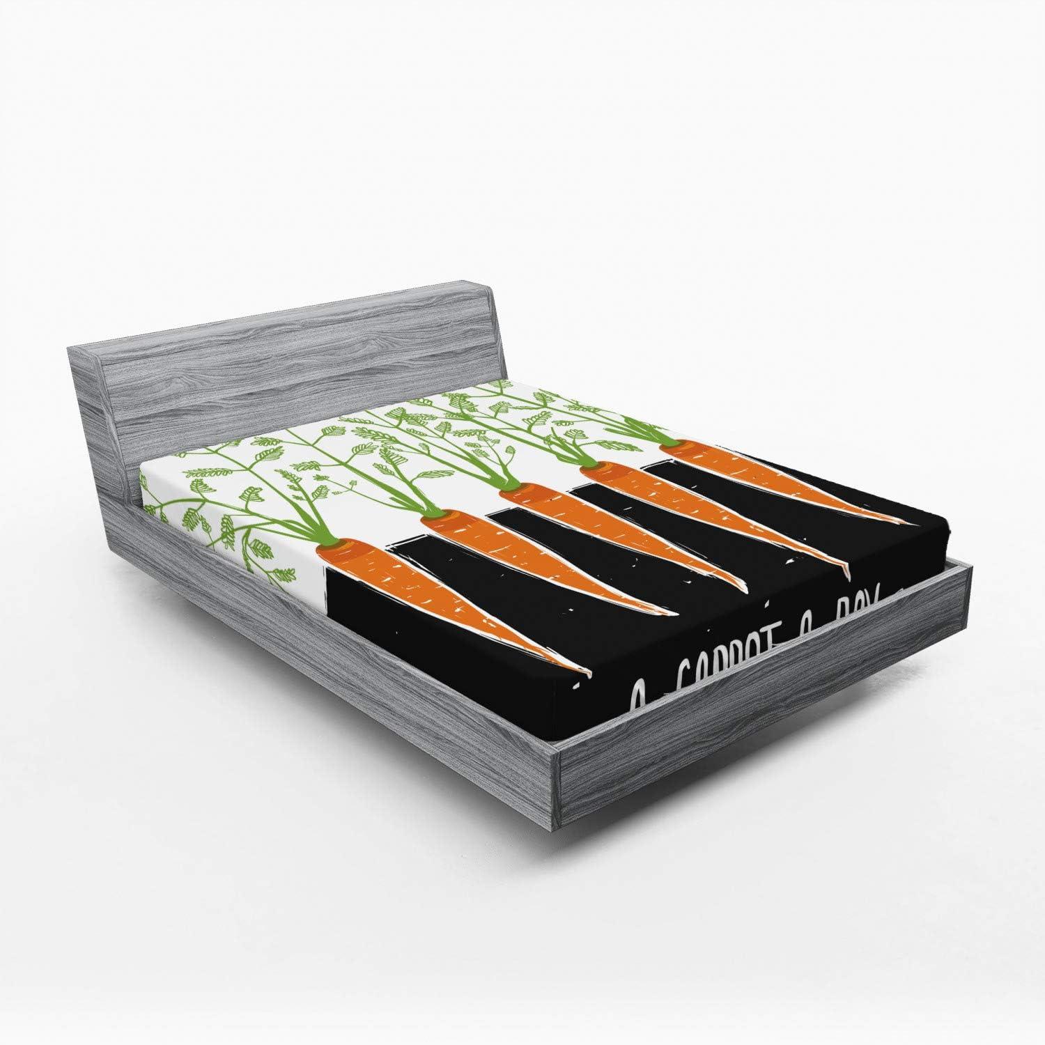 imageAmbesonne Cars Fitted Sheet Vibrant Drawing Cars Driving on The Roads Traffic Urban Themed Design Bed Cover with AllRound Elastic Deep Pocket for Comfort Full Size Grey GreenOrange Black