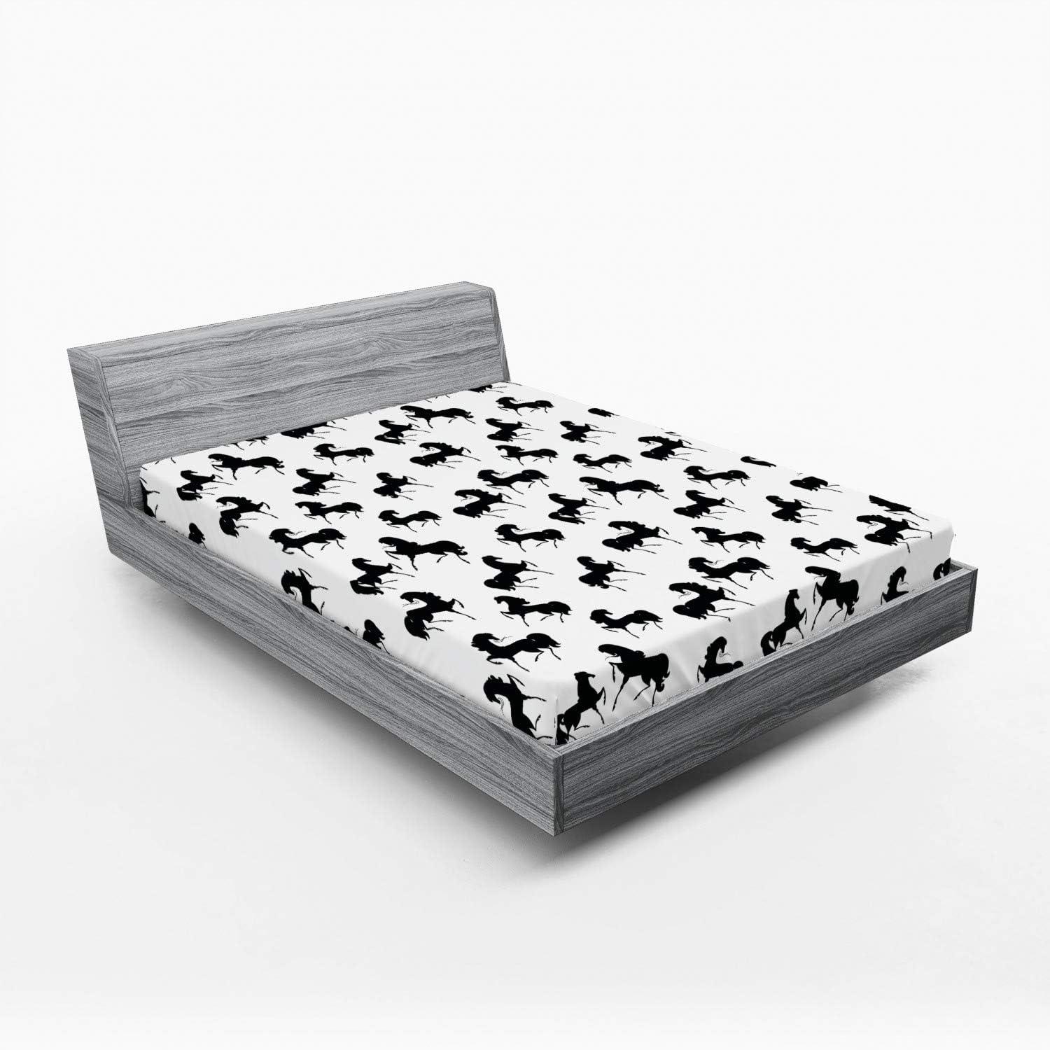 imageAmbesonne Cars Fitted Sheet Vibrant Drawing Cars Driving on The Roads Traffic Urban Themed Design Bed Cover with AllRound Elastic Deep Pocket for Comfort Full Size Grey GreenBlack