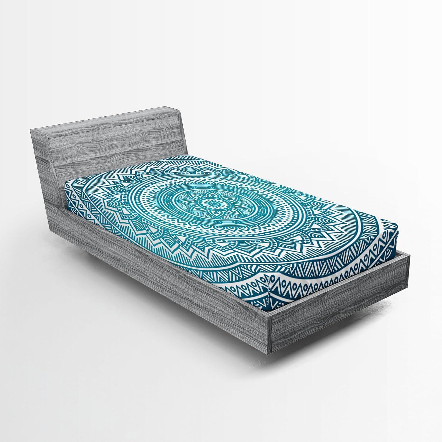 imageAmbesonne Cars Fitted Sheet Vibrant Drawing Cars Driving on The Roads Traffic Urban Themed Design Bed Cover with AllRound Elastic Deep Pocket for Comfort Full Size Grey GreenDark Turquoise