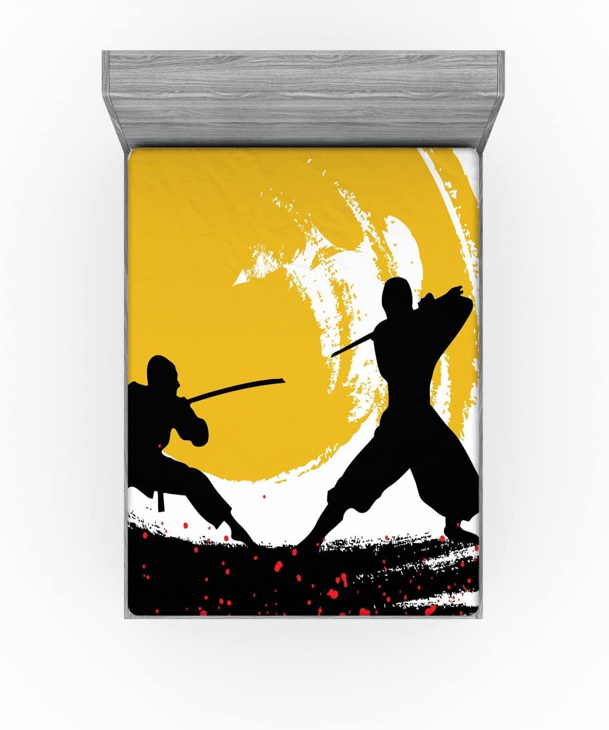 imageAmbesonne Cars Fitted Sheet Vibrant Drawing Cars Driving on The Roads Traffic Urban Themed Design Bed Cover with AllRound Elastic Deep Pocket for Comfort Full Size Grey GreenVermilion Mustard