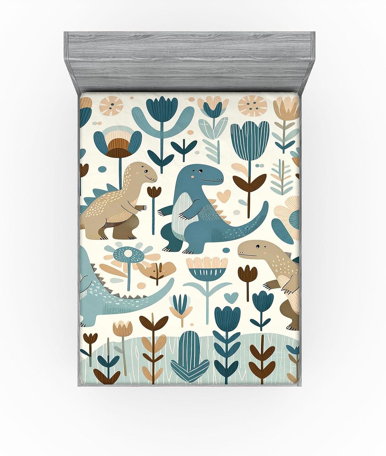 imageAmbesonne Cars Fitted Sheet Vibrant Drawing Cars Driving on The Roads Traffic Urban Themed Design Bed Cover with AllRound Elastic Deep Pocket for Comfort Full Size Grey GreenSlate Blue Off White Dusk