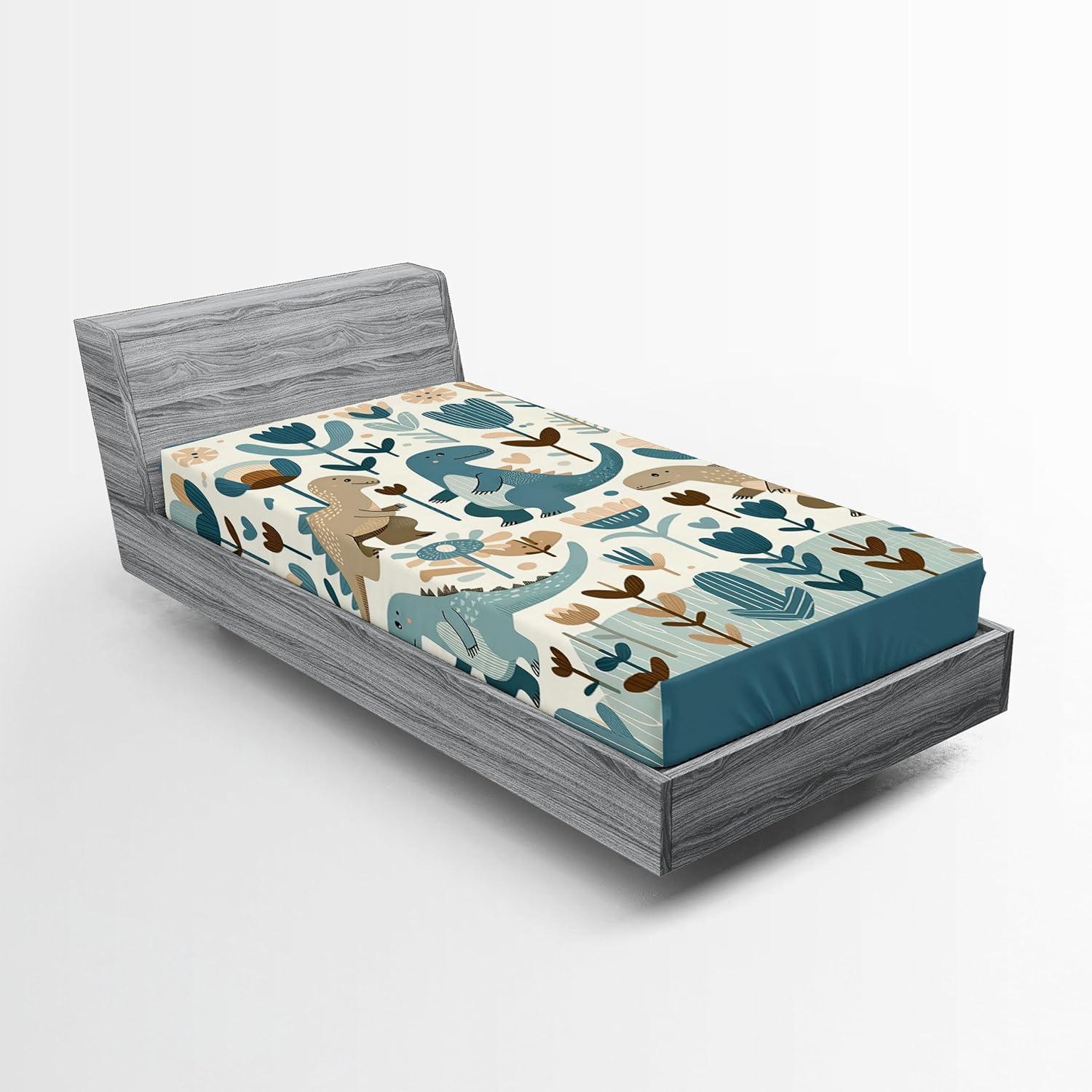 imageAmbesonne Cars Fitted Sheet Vibrant Drawing Cars Driving on The Roads Traffic Urban Themed Design Bed Cover with AllRound Elastic Deep Pocket for Comfort Full Size Grey GreenSlate Blue Off White Dusk