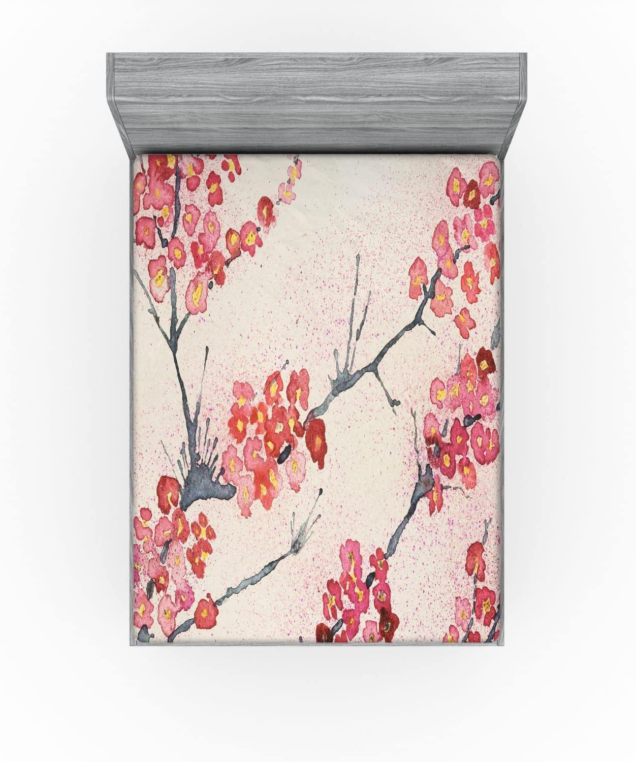 imageAmbesonne Cars Fitted Sheet Vibrant Drawing Cars Driving on The Roads Traffic Urban Themed Design Bed Cover with AllRound Elastic Deep Pocket for Comfort Full Size Grey GreenPink Beige