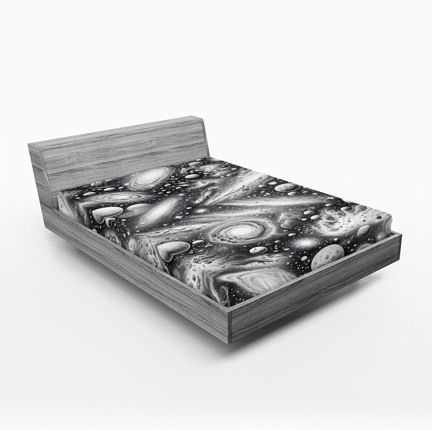 imageAmbesonne Cars Fitted Sheet Vibrant Drawing Cars Driving on The Roads Traffic Urban Themed Design Bed Cover with AllRound Elastic Deep Pocket for Comfort Full Size Grey GreenDark Grey Off White
