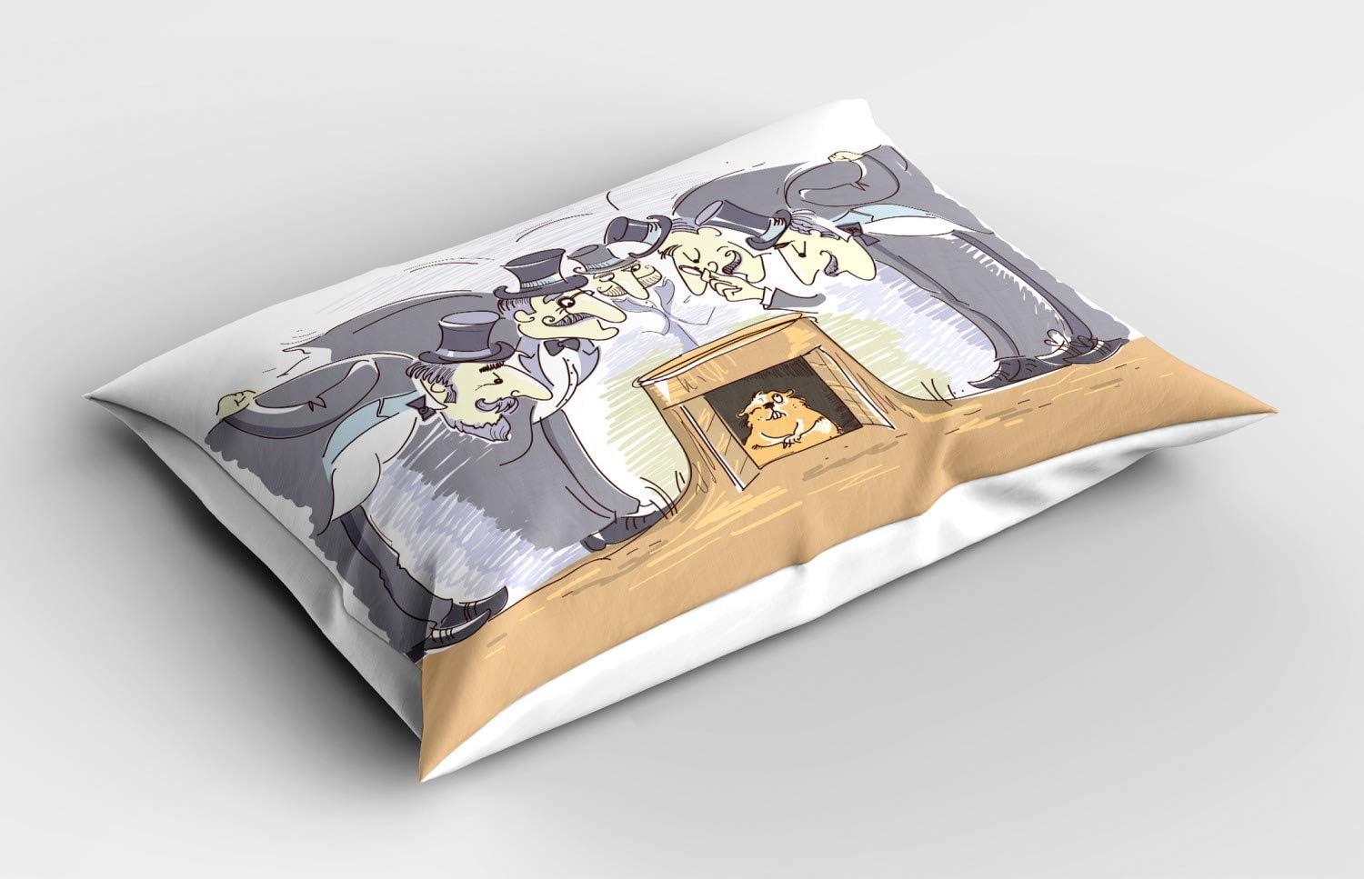 imageAmbesonne Modern Art Pillow Sham Gradient Digital Pale Color Layout New Counter Culture Art Print Decorative Standard King Size Printed Pillowcase 36 X 20 Brown Tan GreyEcru and Pale Purpleblue