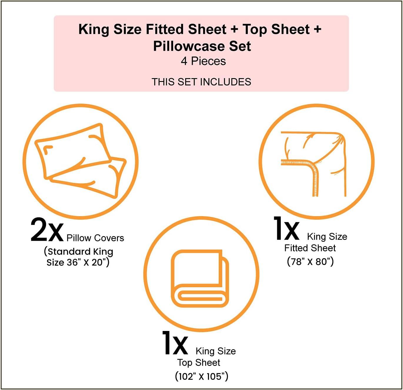 imageAmbesonne Tropical Sheet Set Neutral Colors Boho Silhouettes of Exotic Jungle Leaves Gothic Vibes Fitted and Flat Sheet with Pillowcases Bedding Accent 4 Piece Set Queen Charcoal Grey Pale GreyDark Ceil Blue and Soft Blue