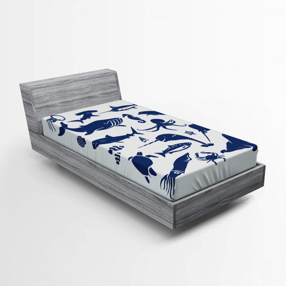 imageAmbesonne Cars Fitted Sheet Vibrant Drawing Cars Driving on The Roads Traffic Urban Themed Design Bed Cover with AllRound Elastic Deep Pocket for Comfort Full Size Grey GreenBlue Night