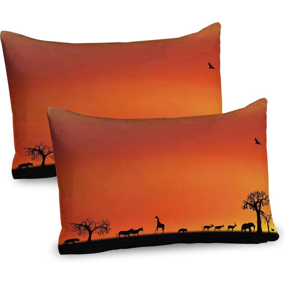 imageAmbesonne Modern Art Pillow Sham Gradient Digital Pale Color Layout New Counter Culture Art Print Decorative Standard King Size Printed Pillowcase 36 X 20 Brown Tan GreyBurnt Orange and Black