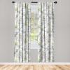 Ambesonne Bohemian Blooms Curtains, Romantic Aura Pattern of Floral Boho with Neutral Leaves Print, Window Treatments 2 Panel Set for Living Room Bedroom, Pair of – 28″ x 95″, Pale Pink Lavender Blue(Pastel Purple Lime Green)