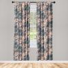 Ambesonne Bohemian Blooms Curtains, Romantic Aura Pattern of Floral Boho with Neutral Leaves Print, Window Treatments 2 Panel Set for Living Room Bedroom, Pair of – 28″ x 95″, Pale Pink Lavender Blue(Peach Hunter Green Grey)