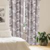 Ambesonne Bohemian Blooms Curtains, Romantic Aura Pattern of Floral Boho with Neutral Leaves Print, Window Treatments 2 Panel Set for Living Room Bedroom, Pair of – 28″ x 95″, Pale Pink Lavender Blue(Dimgray Pale Grey)