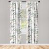 Ambesonne Bohemian Blooms Curtains, Romantic Aura Pattern of Floral Boho with Neutral Leaves Print, Window Treatments 2 Panel Set for Living Room Bedroom, Pair of – 28″ x 95″, Pale Pink Lavender Blue(Soft Pink Peacock Green)