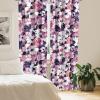 Ambesonne Bohemian Blooms Curtains, Romantic Aura Pattern of Floral Boho with Neutral Leaves Print, Window Treatments 2 Panel Set for Living Room Bedroom, Pair of – 28″ x 95″, Pale Pink Lavender Blue(Pastel Pink Off White)