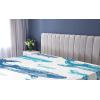 Ambesonne Cars Fitted Sheet, Vibrant Drawing Cars Driving on The Roads Traffic Urban Themed Design, Bed Cover with All-Round Elastic Deep Pocket for Comfort, Full Size, Grey Green(Blue and White)